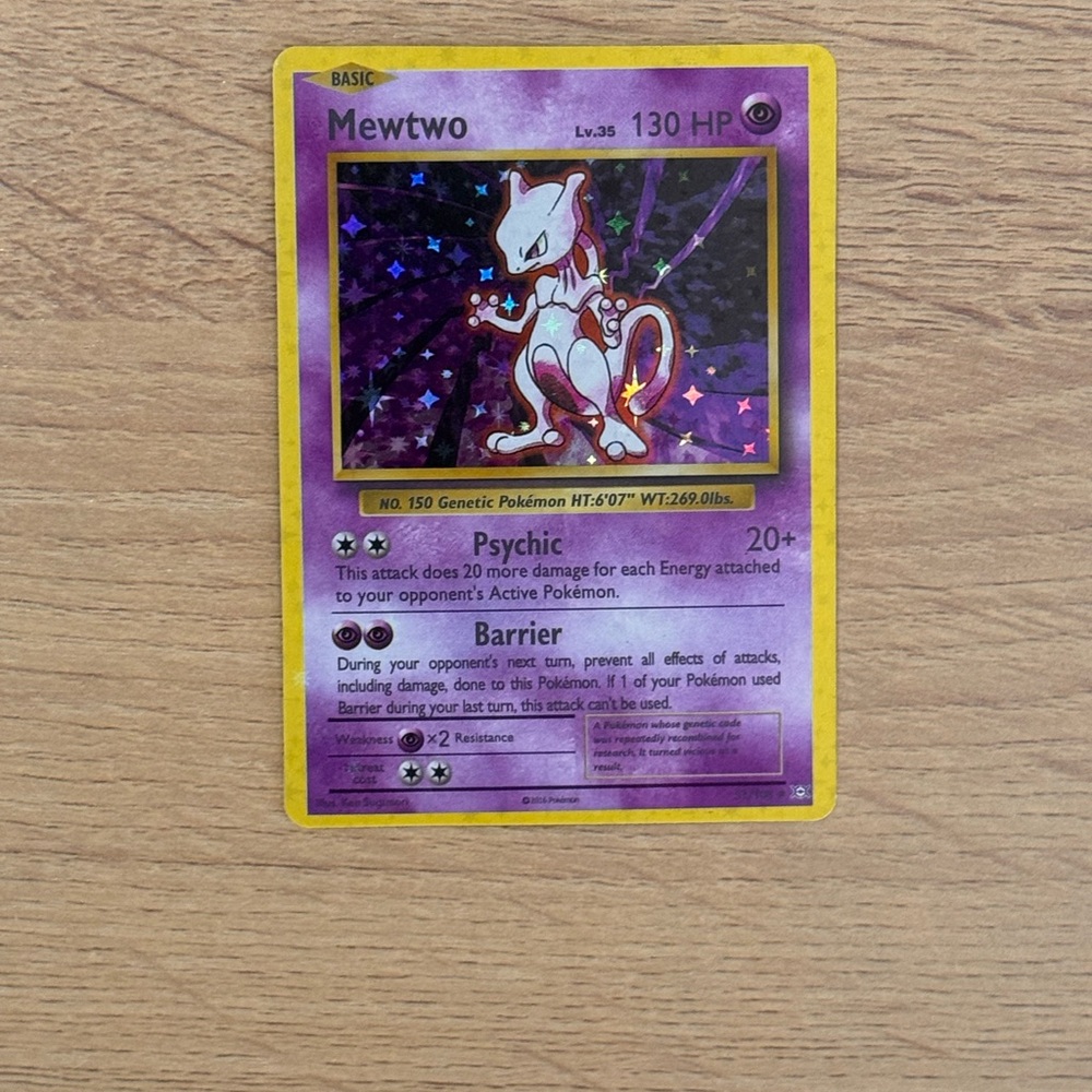 Mewtwo Pokémon Art Print - XY Evolution